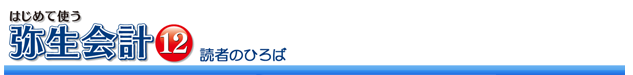 はじめて使う　弥生会計12